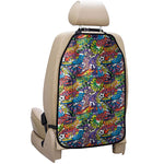 Funky Graffiti Pattern Print Car Seat Organizers