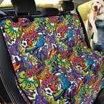 Funky Graffiti Pattern Print Pet Car Back Seat Cover