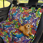 Funky Graffiti Pattern Print Pet Car Back Seat Cover