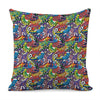 Funky Graffiti Pattern Print Pillow Cover