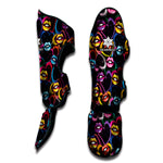 Funky Kiss Lips Pattern Print Muay Thai Shin Guard