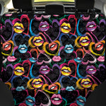 Funky Kiss Lips Pattern Print Pet Car Back Seat Cover