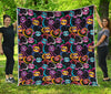 Funky Kiss Lips Pattern Print Quilt