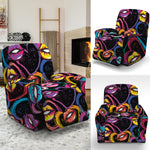 Funky Kiss Lips Pattern Print Recliner Slipcover