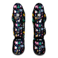 Funny Christmas Animals Pattern Print Muay Thai Shin Guards