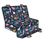 Funny Christmas Animals Pattern Print Pet Car Back Seat Cover