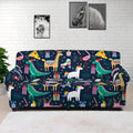 Funny Christmas Animals Pattern Print Sofa Cover
