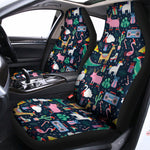 Funny Christmas Animals Pattern Print Universal Fit Car Seat Covers