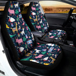 Funny Christmas Animals Pattern Print Universal Fit Car Seat Covers