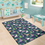 Funny Christmas Decoration Pattern Print Area Rug