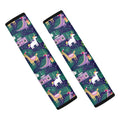 Funny Christmas Decoration Pattern Print Car Seat Belt Covers