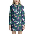 Funny Christmas Decoration Pattern Print Pullover Hoodie Dress