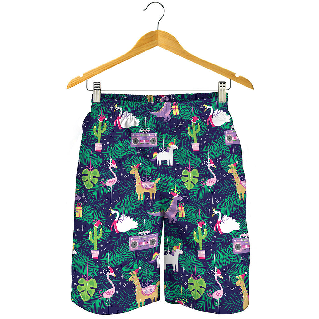 Funny Christmas Decoration Pattern Print Men's Shorts