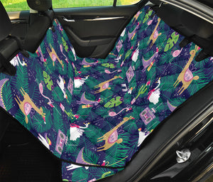 Funny Christmas Decoration Pattern Print Pet Car Back Seat Cover