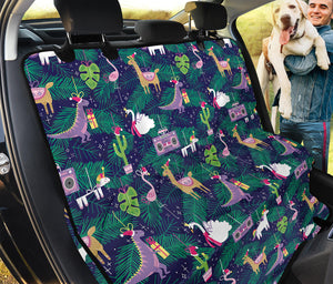 Funny Christmas Decoration Pattern Print Pet Car Back Seat Cover