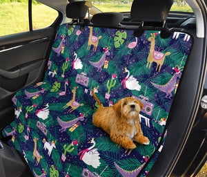 Funny Christmas Decoration Pattern Print Pet Car Back Seat Cover