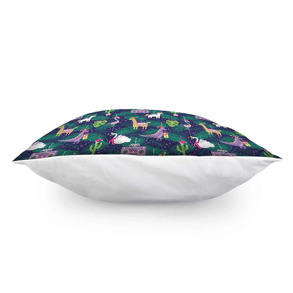 Funny Christmas Decoration Pattern Print Pillow Cover