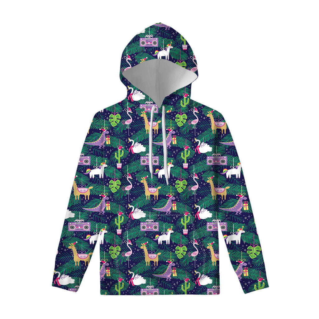 Funny Christmas Decoration Pattern Print Pullover Hoodie