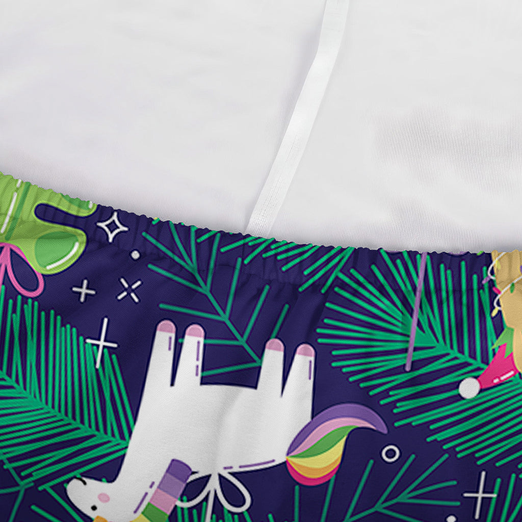 Funny Christmas Decoration Pattern Print Sofa Cover