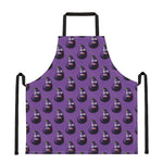 Funny Eggplant Pattern Print Apron