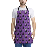 Funny Eggplant Pattern Print Apron