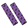 Funny Eggplant Pattern Print Car Seat Belt Covers