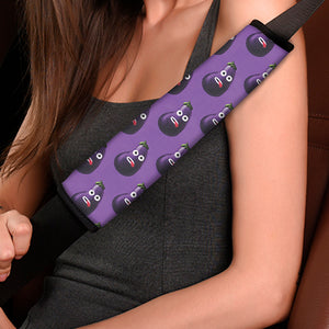 Funny Eggplant Pattern Print Car Seat Belt Covers