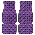 Funny Eggplant Pattern Print Front and Back Car Floor Mats