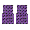 Funny Eggplant Pattern Print Front Car Floor Mats