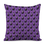 Funny Eggplant Pattern Print Pillow Cover