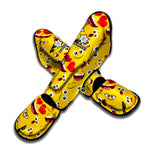 Funny Emoji Pattern Print Muay Thai Shin Guard