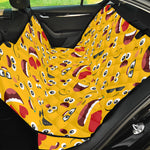 Funny Emoji Pattern Print Pet Car Back Seat Cover