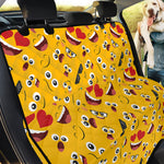 Funny Emoji Pattern Print Pet Car Back Seat Cover