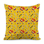 Funny Emoji Pattern Print Pillow Cover
