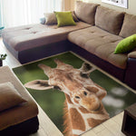 Funny Giraffe Print Area Rug