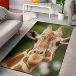 Funny Giraffe Print Area Rug