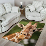 Funny Giraffe Print Area Rug