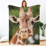 Funny Giraffe Print Blanket