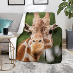 Funny Giraffe Print Blanket
