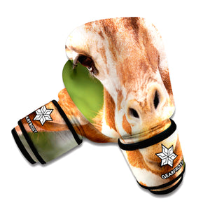 Funny Giraffe Print Boxing Gloves