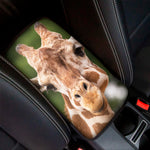 Funny Giraffe Print Car Center Console Cover