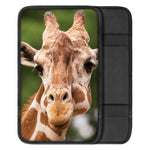 Funny Giraffe Print Car Center Console Cover