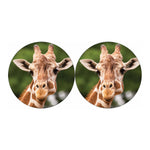 Funny Giraffe Print Car Coasters