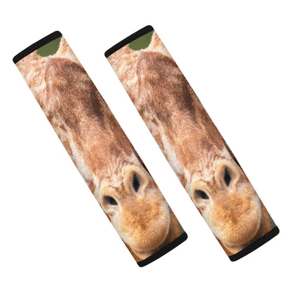 Funny Giraffe Print Car Seat Belt Covers