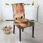 Funny Giraffe Print Dining Chair Slipcover