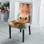 Funny Giraffe Print Dining Chair Slipcover