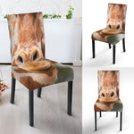 Funny Giraffe Print Dining Chair Slipcover