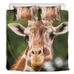 Funny Giraffe Print Duvet Cover Bedding Set