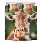 Funny Giraffe Print Duvet Cover Bedding Set