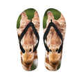 Funny Giraffe Print Flip Flops
